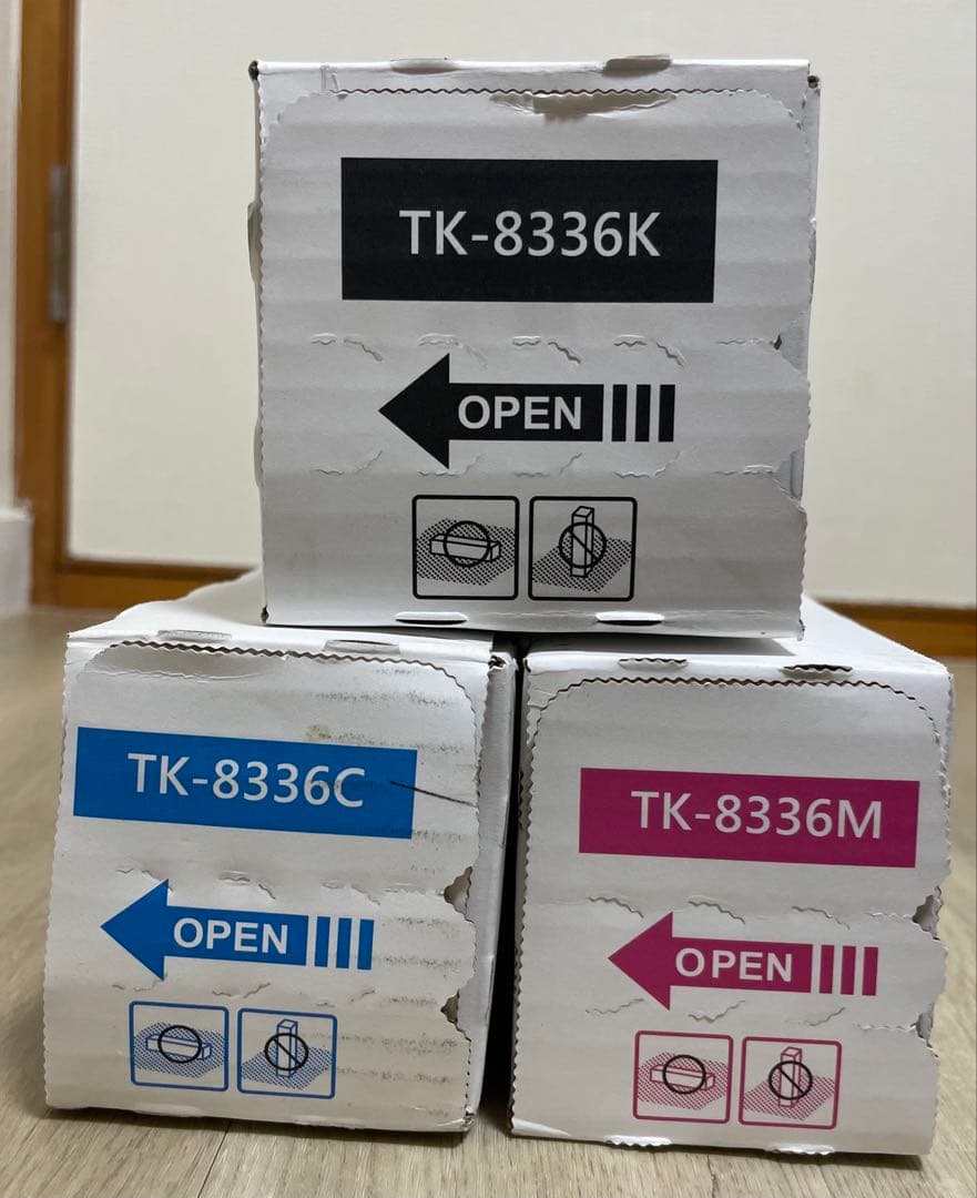 京セラ 純正品 未開封 TK8336 トナーカートリッジ【3色セット】
