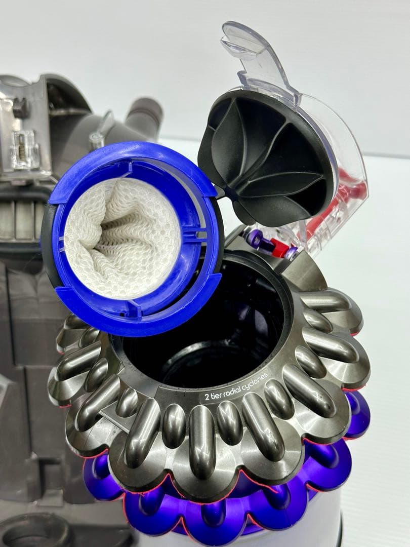 動作保証品　中古　紫　ダイソン　CY25 掃除機　本体のみ　ダストケース付き