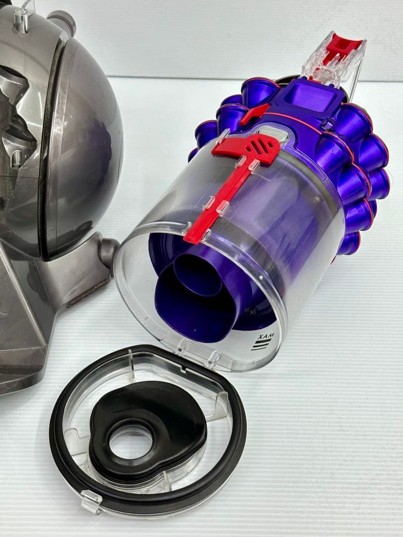 動作保証品　中古　紫　ダイソン　CY25 掃除機　本体のみ　ダストケース付き