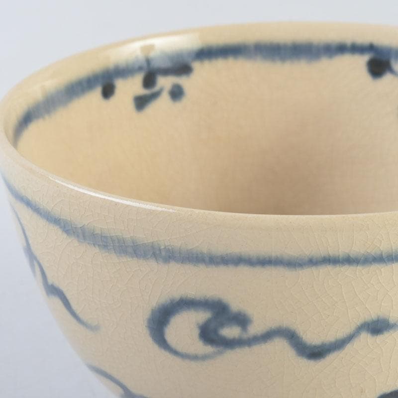 茶道具　安南染付　蜻蛉文　数茶碗　十客　時代箱　V　9973A
