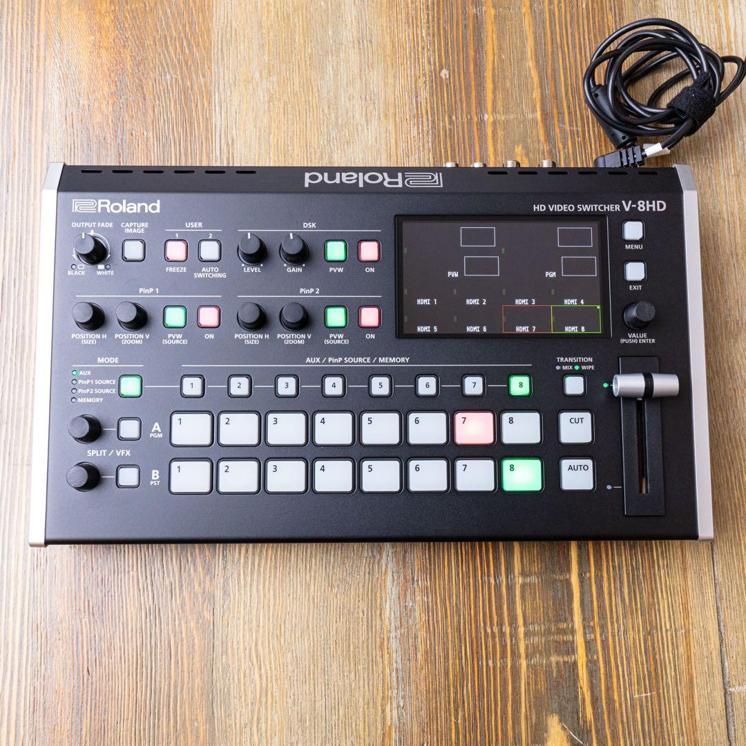 【①美品】Roland V-8HD HDMI 8入力 ビデオスイッチャー 元箱付