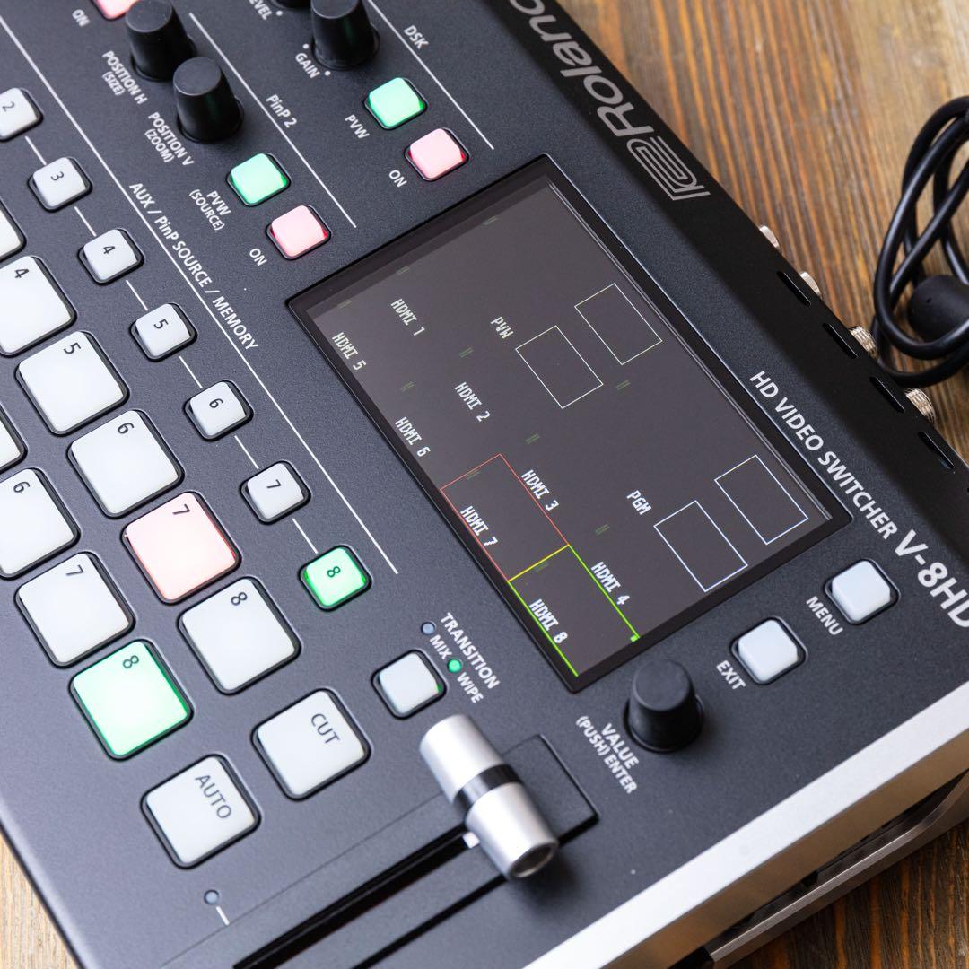 【①美品】Roland V-8HD HDMI 8入力 ビデオスイッチャー 元箱付