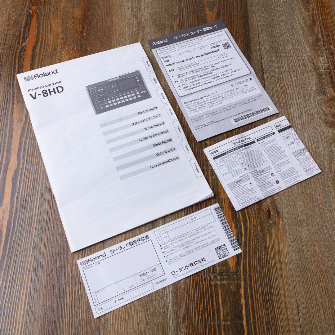 【①美品】Roland V-8HD HDMI 8入力 ビデオスイッチャー 元箱付