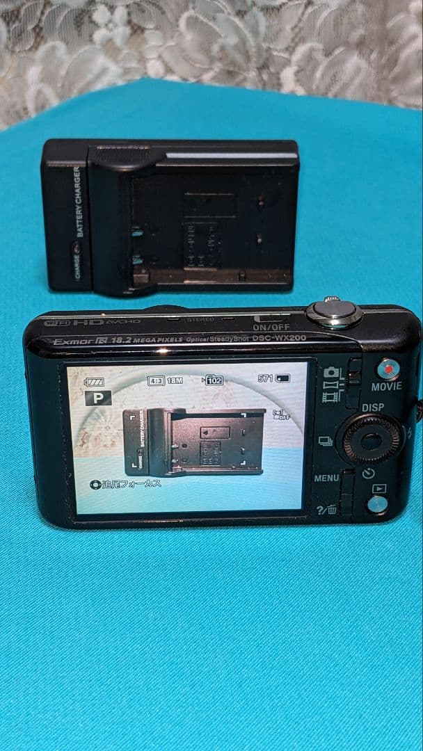 SONY Cyber-shot デジカメWX200 極美品！完動品！色ブラック