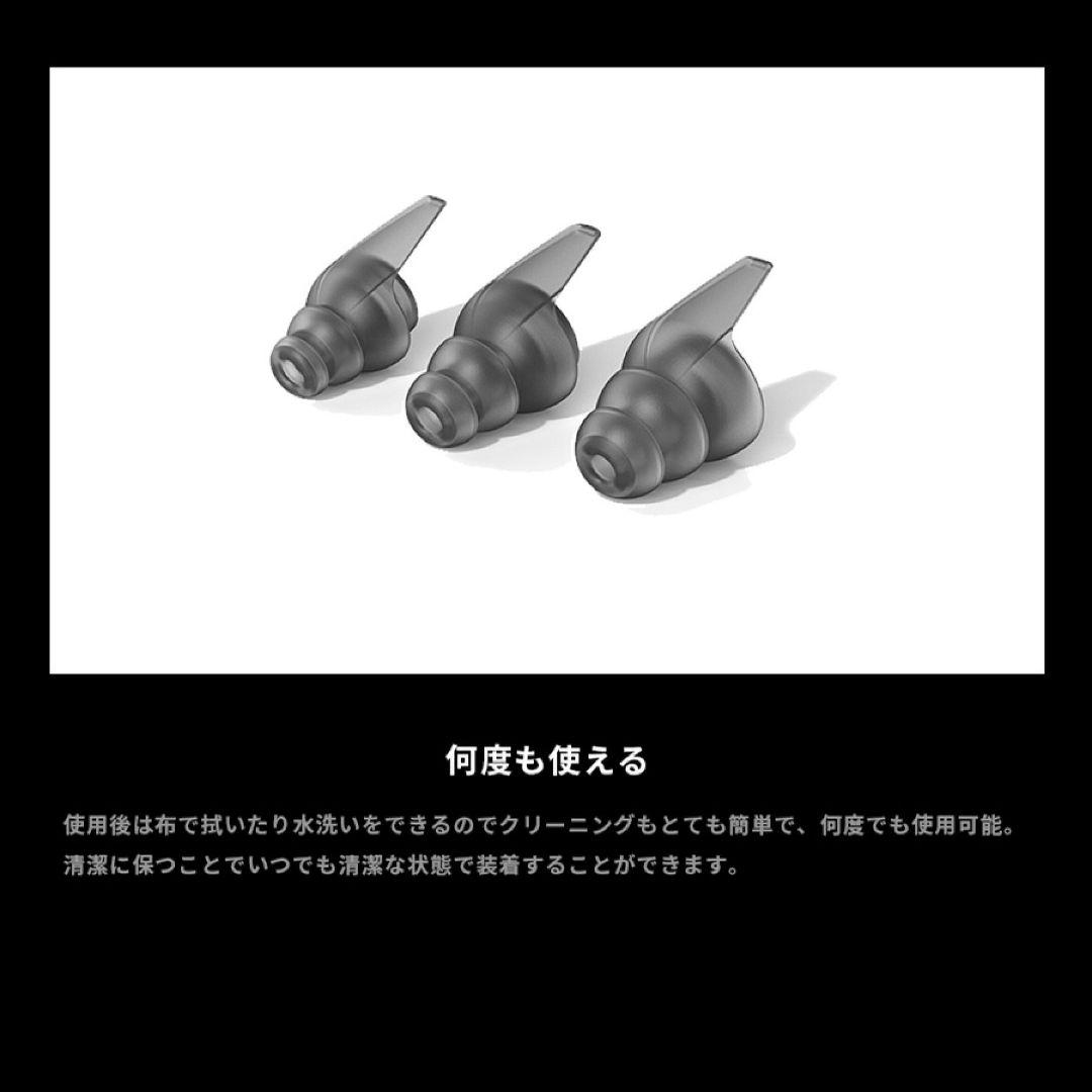高品質【ゼンハイザー 】イヤープラグ 耳栓 アレルゲンフリー 音響フィルター
