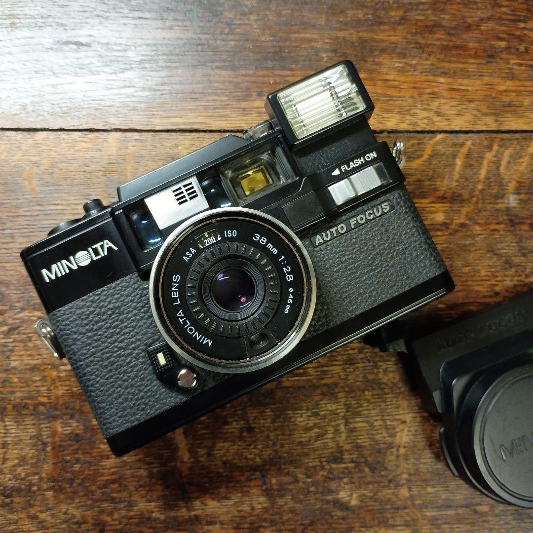 MINOLTA HI-MATIC AF-D 銘玉38mm F2.8　動作確認