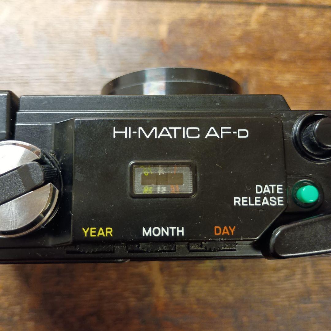 MINOLTA HI-MATIC AF-D 銘玉38mm F2.8　動作確認