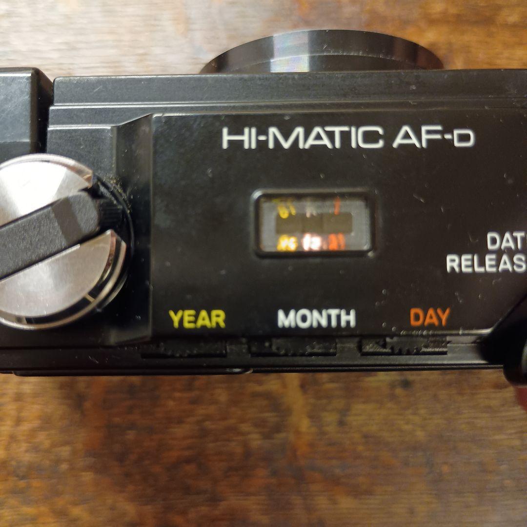 MINOLTA HI-MATIC AF-D 銘玉38mm F2.8　動作確認
