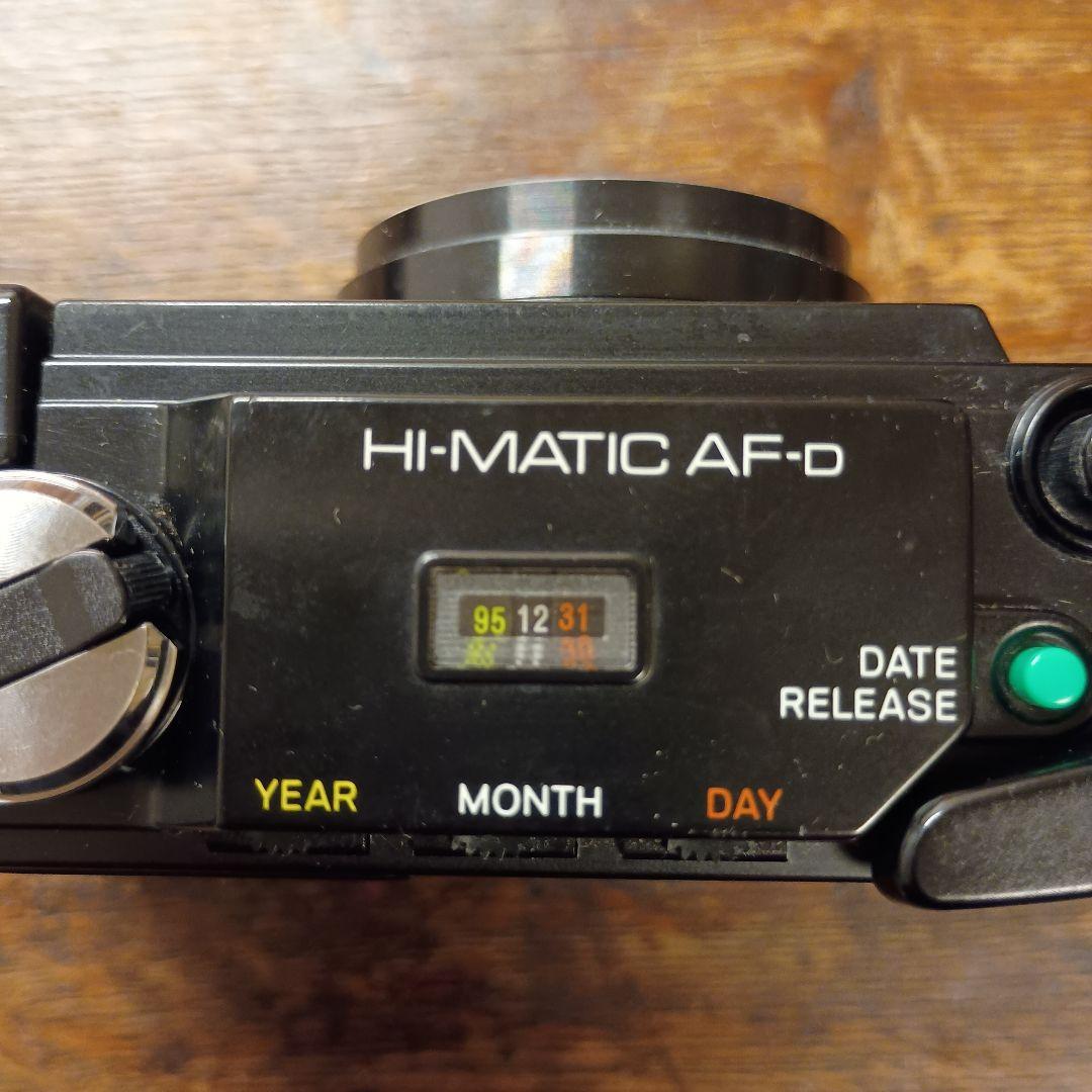 MINOLTA HI-MATIC AF-D 銘玉38mm F2.8　動作確認