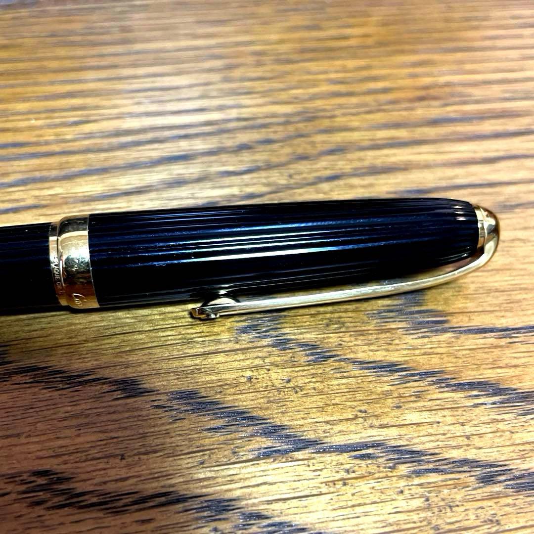 カルティエ　ボールペン　cartier ルイ　カルティエ　ブラックコンポジット