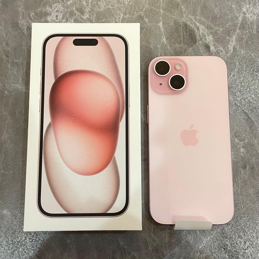 Apple iPhone15 128GB SIMフリー ピンク 箱付き