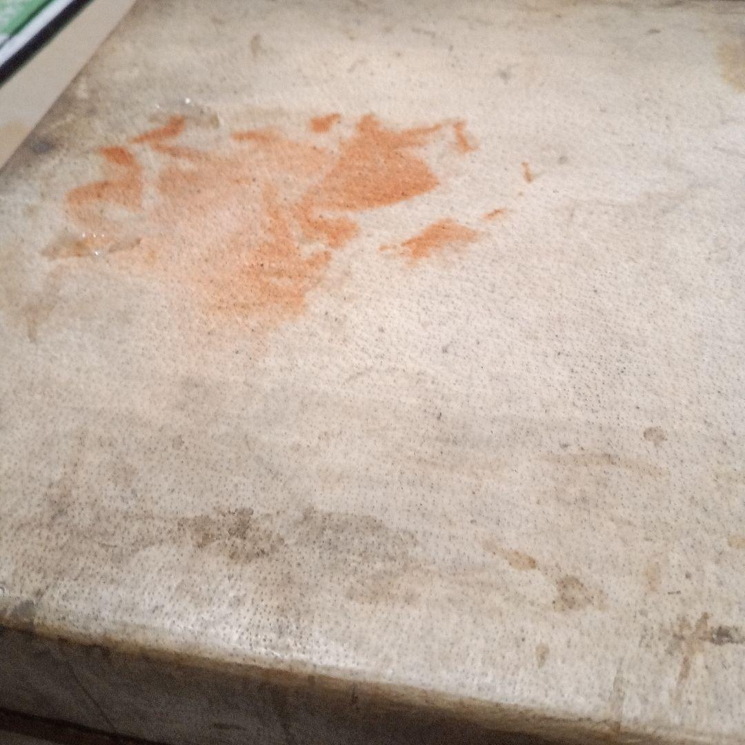 大正時代の箱　海上萬昌威造　表面皮　木製箱 青い内装