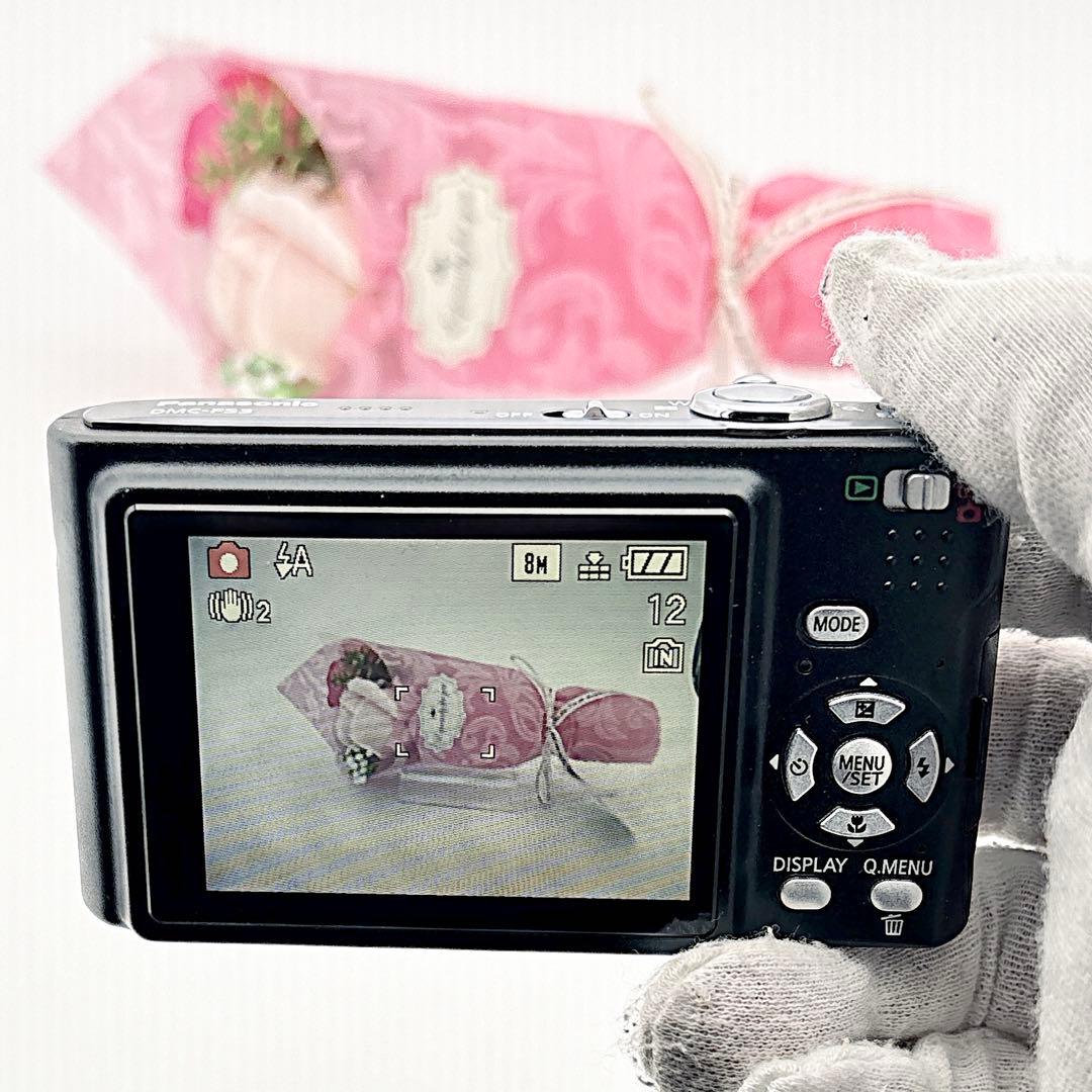 超美品✨ パナソニック LUMIX DMC-FS3 コンデジ ブラック 付属品有