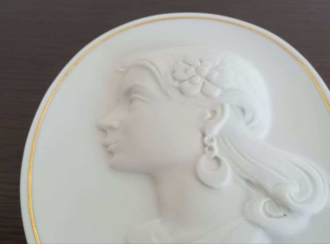 MEISSEN マイセン 吹田恭啓 陶板画 レリーフ 本体のみ
