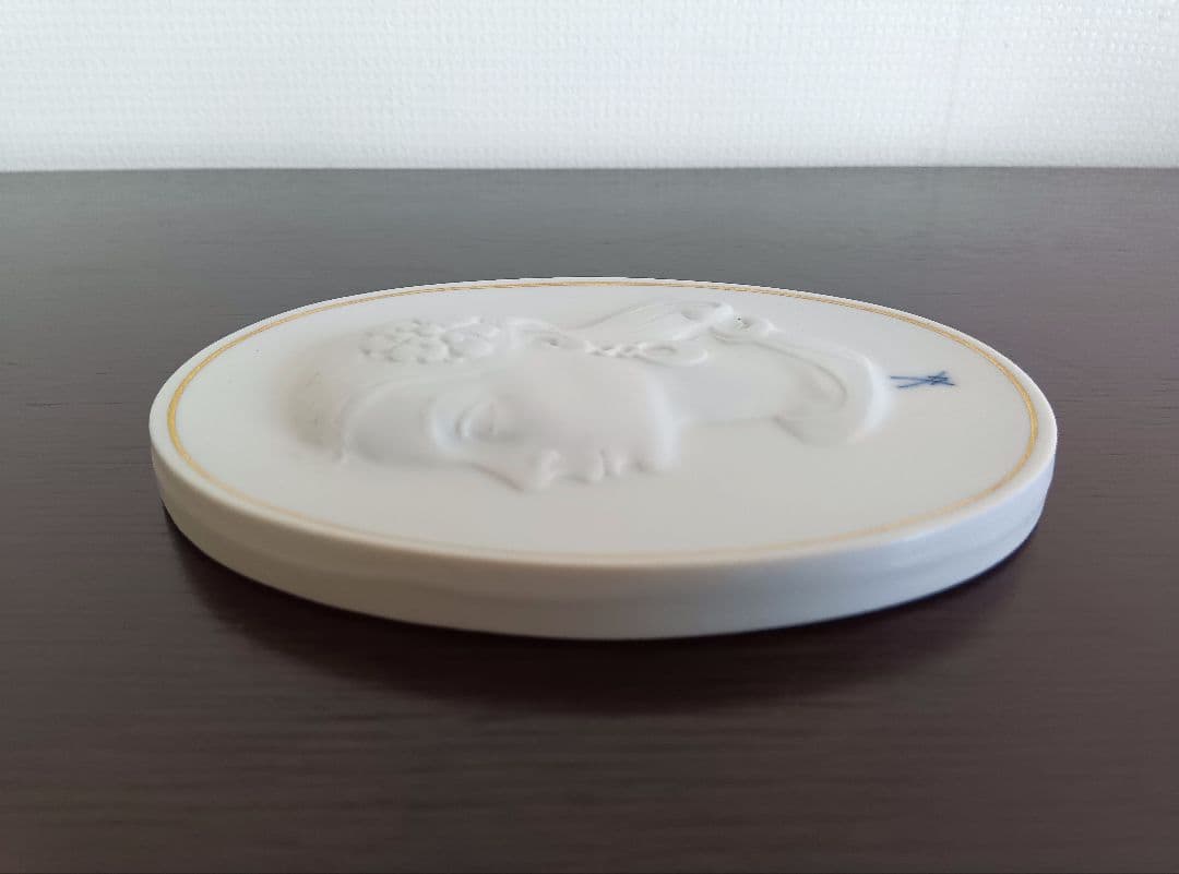 MEISSEN マイセン 吹田恭啓 陶板画 レリーフ 本体のみ