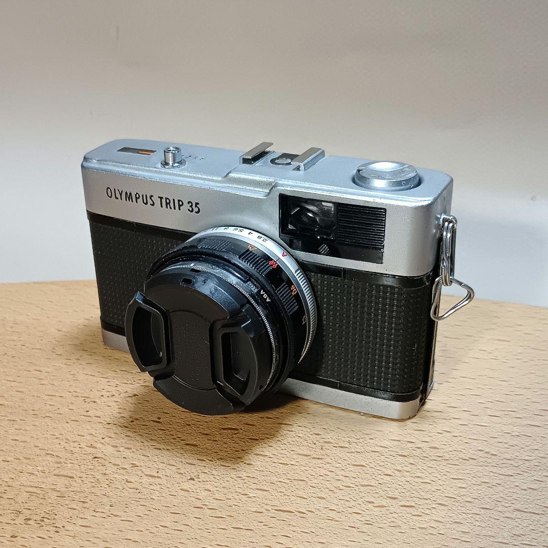 フィルムカメラ【整備、完動品】オリンパストリップ35