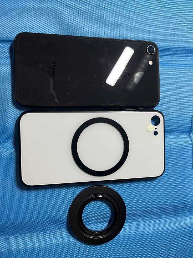 iPhone8 64GB 美品 バッテリー91% ケース付き すぐ使える