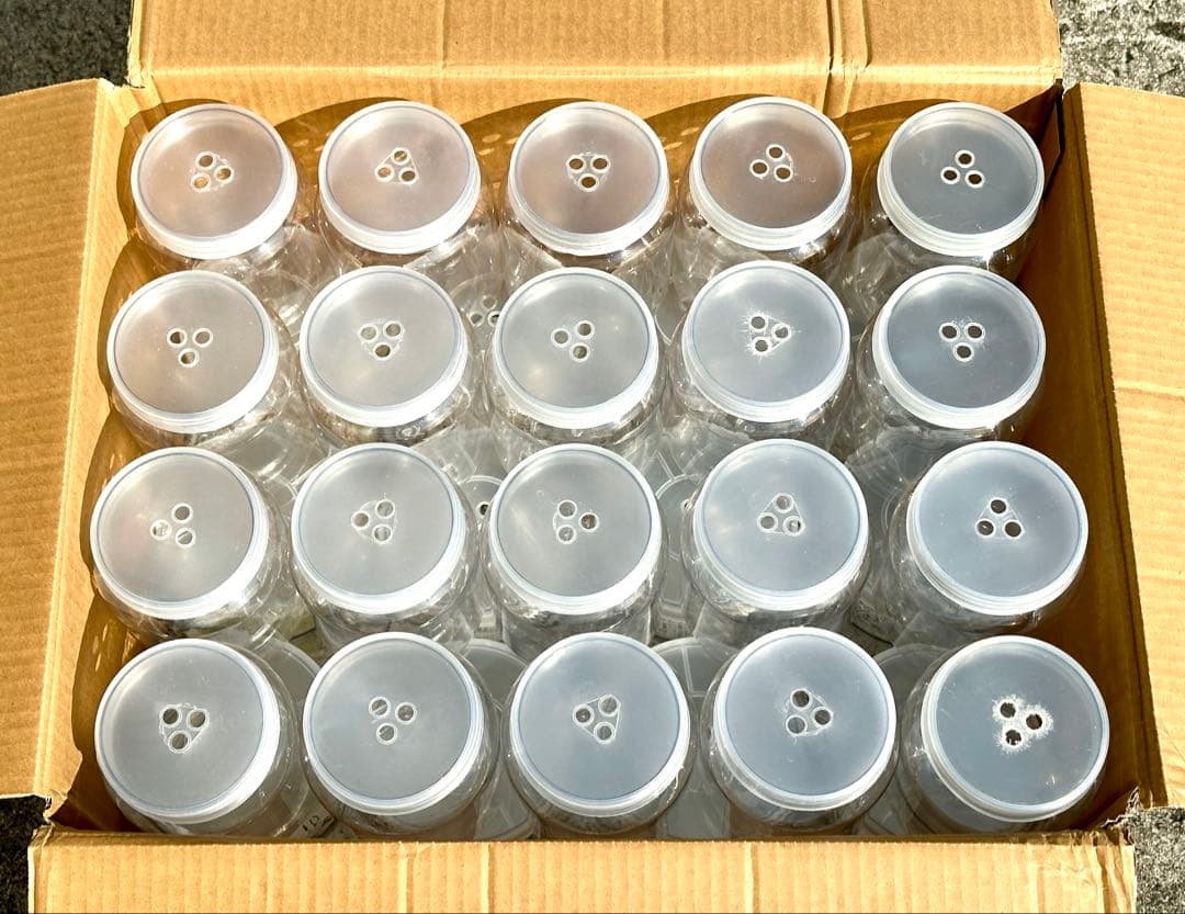 菌糸ビン 空ボトル 800ml20本 1500ml12本 クリアボトル(5)