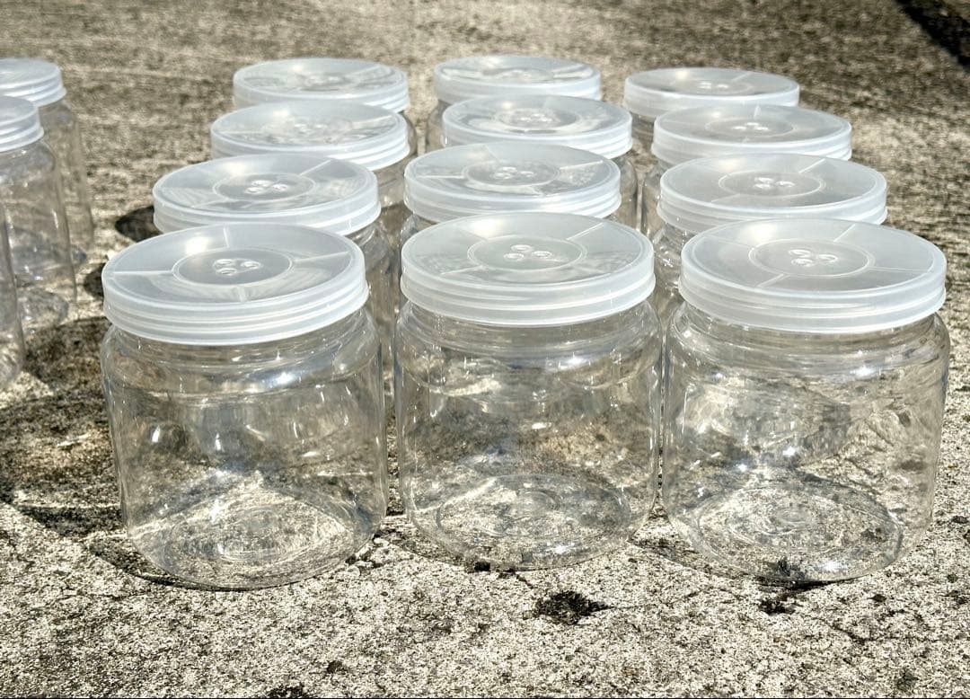 菌糸ビン 空ボトル 800ml20本 1500ml12本 クリアボトル(5)