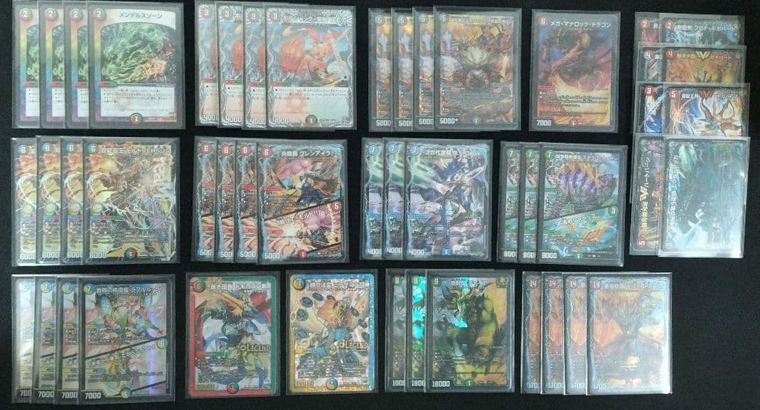 【即日発送】デュエマ完全引退品　環境デッキまとめ売り　デュエマ引退品　デッキ7個