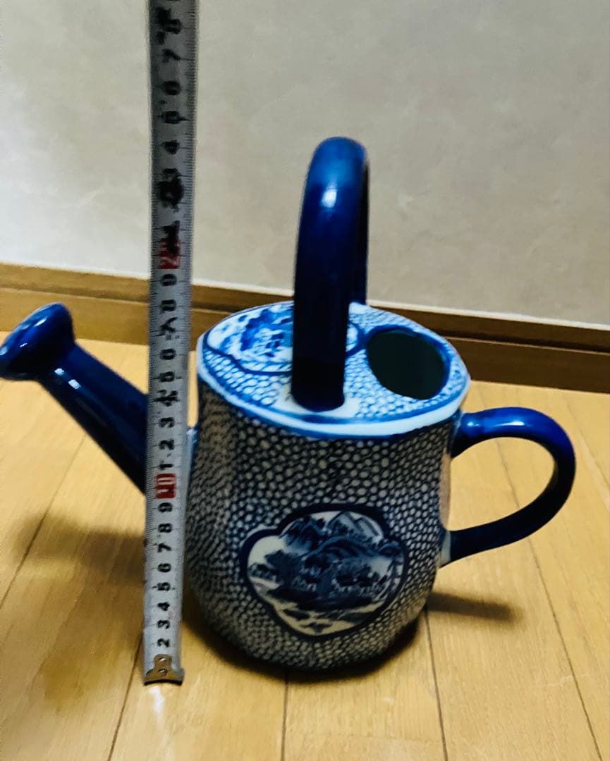 じょうろ花瓶　陶器　インテリア　アンティーク　昭和レトロ