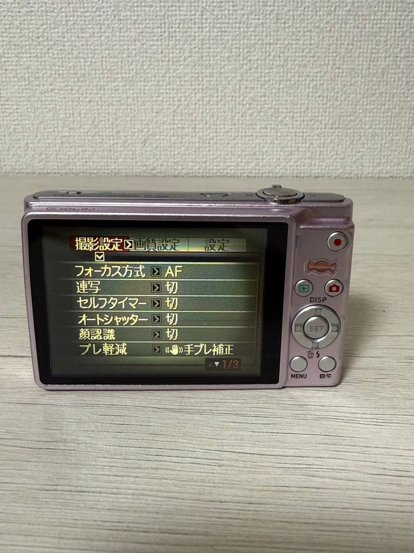 CASIO EXILIM 8メガピクセル ピンク コンパクトデジタルカメラ