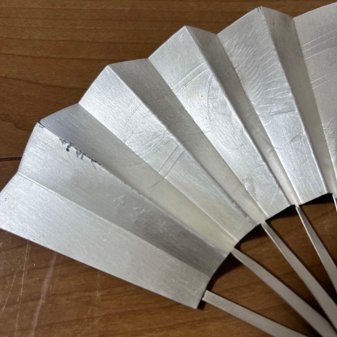 工芸品 銀製品 扇子 中古品