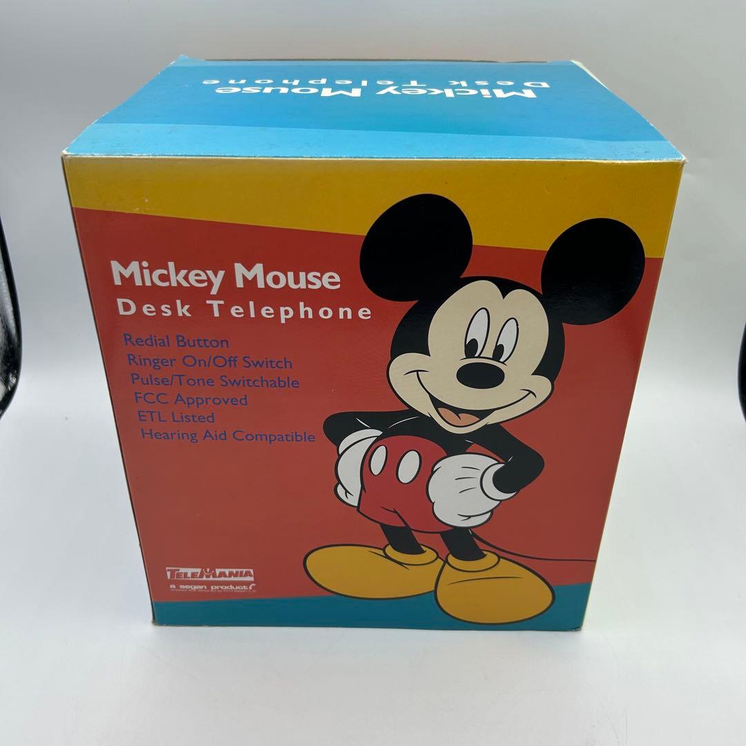 希少美品⭐️日本で使用可アメリカ限定ディズニーミッキーマウス電話機ビンテージ