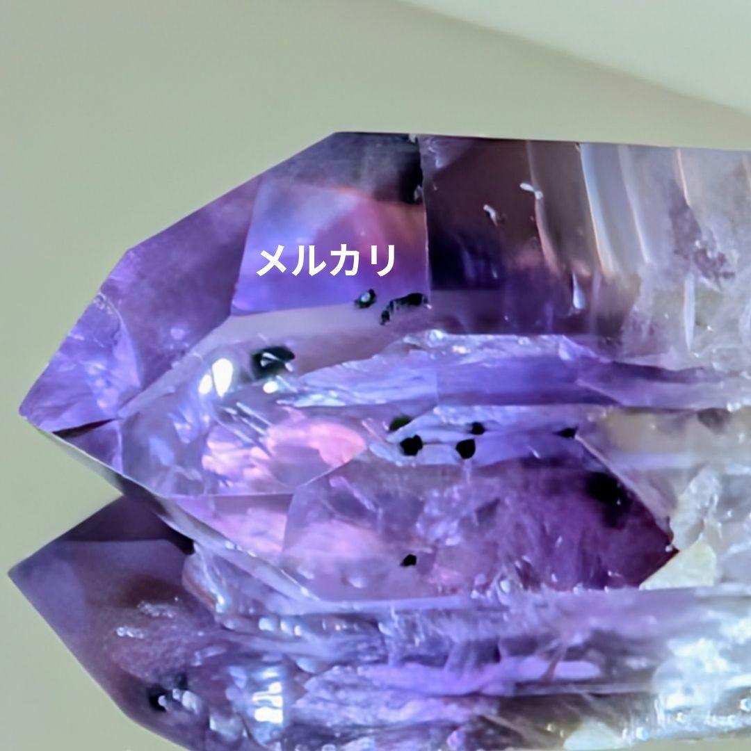ロマネサイト イン アメジスト原石ポリッシュ