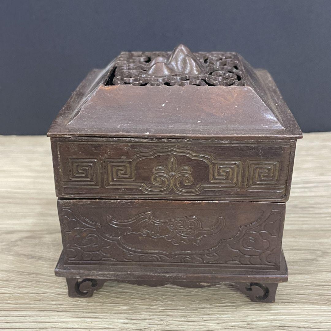 銅製 香炉 五福香炉 香道具 茶道香炉 装飾品工芸品 置物