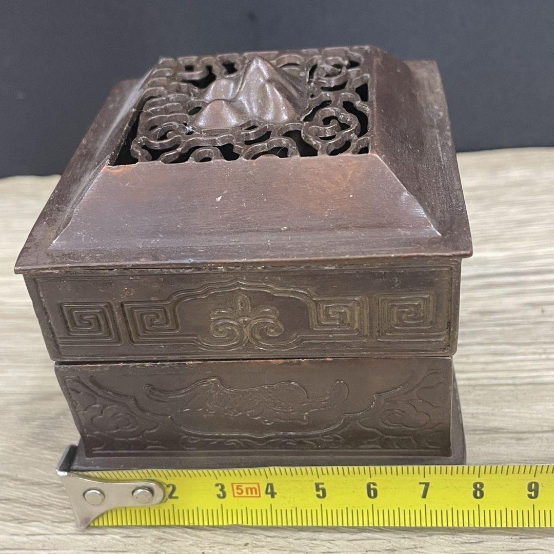 銅製 香炉 五福香炉 香道具 茶道香炉 装飾品工芸品 置物