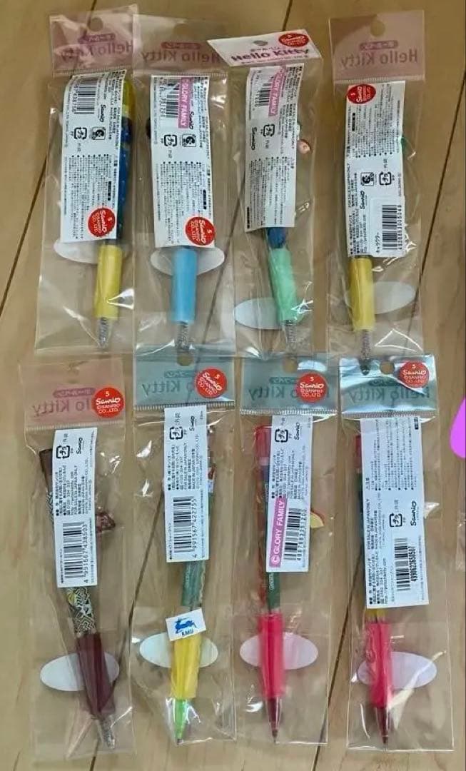 ハローキティ ご当地ボールペン&シャープペンシル 8本セット
