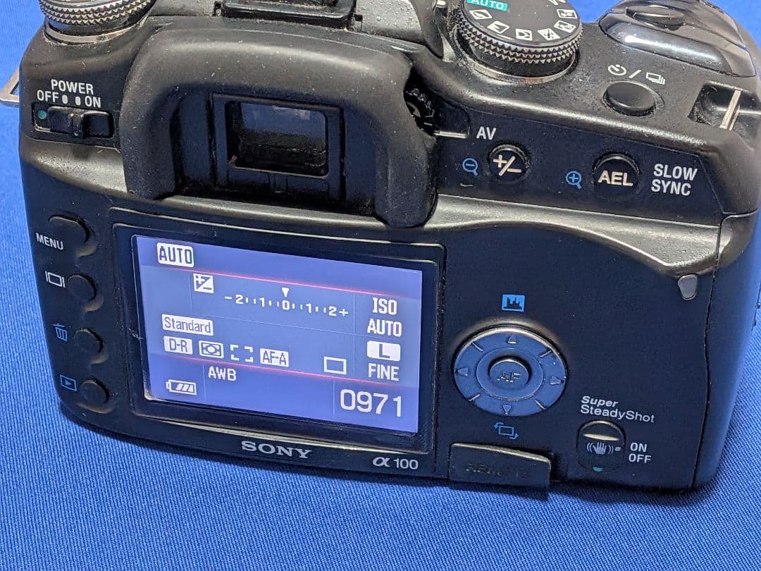 連休値下げ完動品SONYデジ一眼カメラ6点セットα100DSLRA100