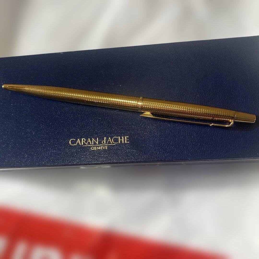 カランダッシュ　ボールペン　エペ　クルドパリ　ゴールドプレート　元箱付き 美品