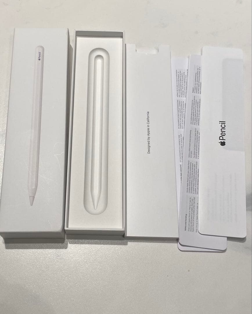 Apple Pencil 第2世代・純正先端チップ（外箱・動作確認済）