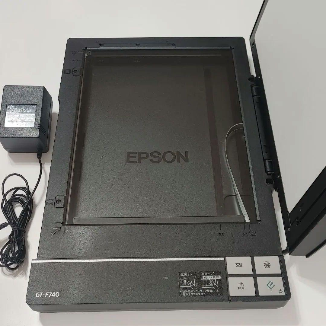 【良品】EPSON 高画質スキャナー GT-F740 動作確認済み A4・ネガ