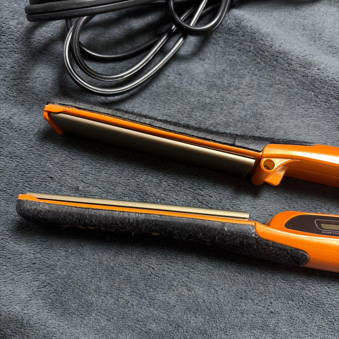 極美品　ADST DS2 ストレートヘアアイロン オレンジ