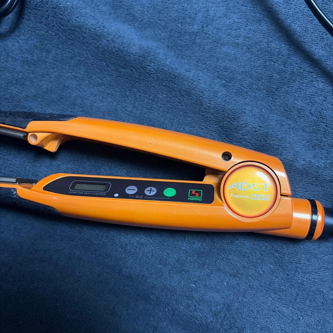 極美品　ADST DS2 ストレートヘアアイロン オレンジ