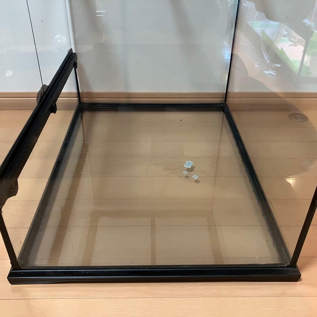 【中古品】エキゾテラ　グラステラリウム6045　爬虫類飼育3点セット　トカゲ飼育