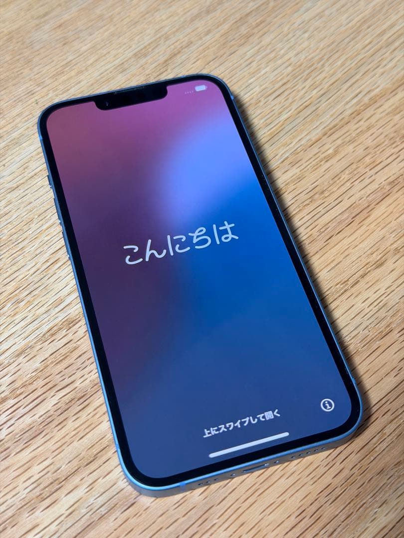 極美品　iPhone14 128G ブルー