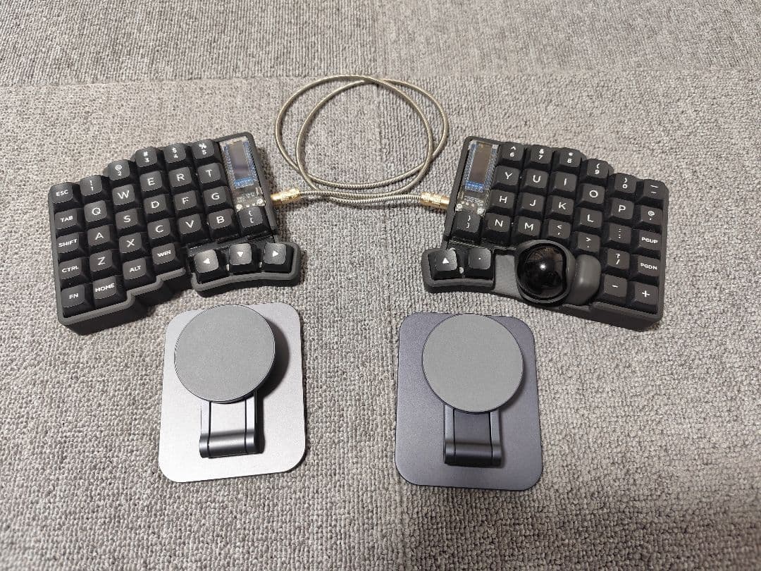 keyball61 完成品 静音・テンティングカスタム