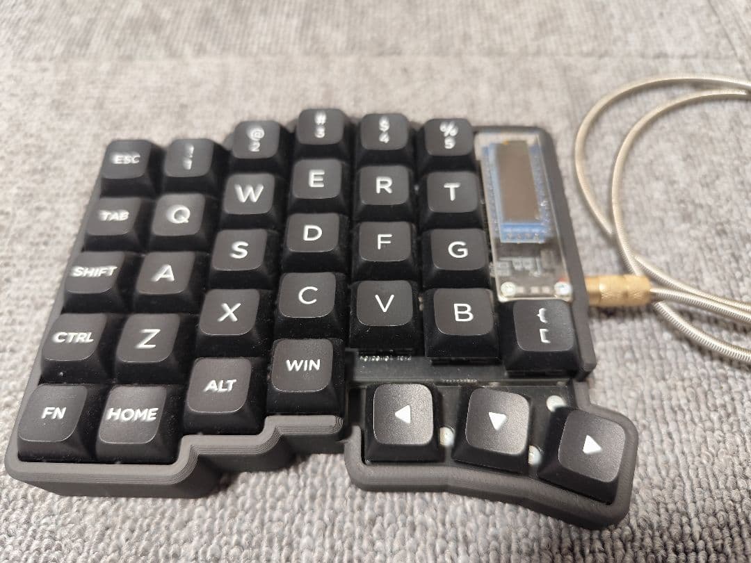 keyball61 完成品 静音・テンティングカスタム