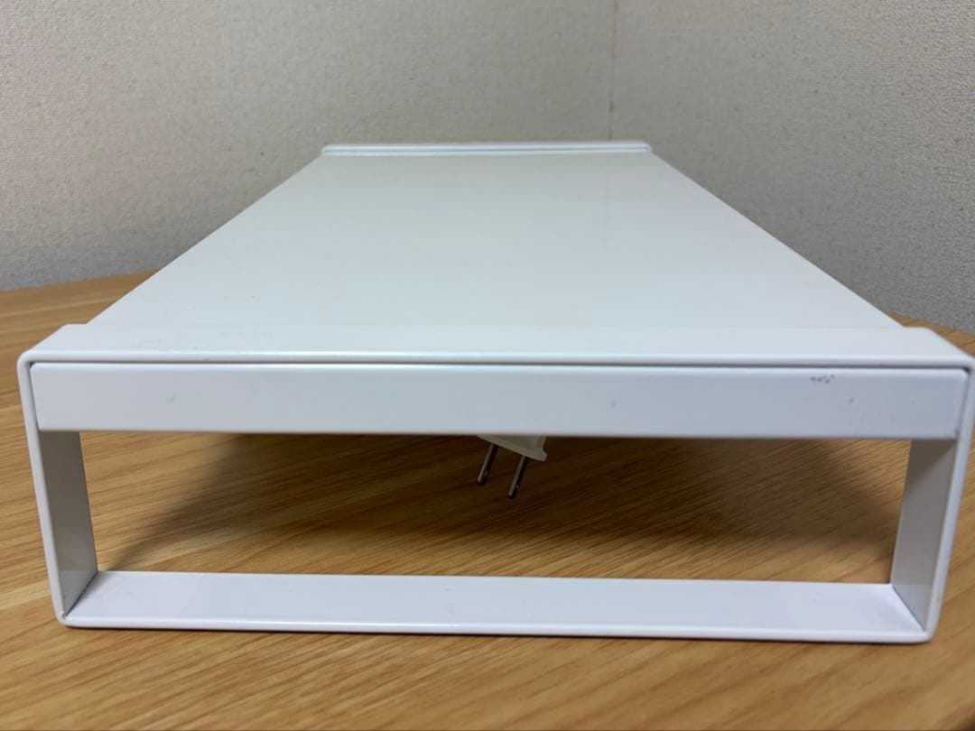 サンワサプライ　モニタースタンド　電源タップ＋USBハブ付き机上ラック　幅500