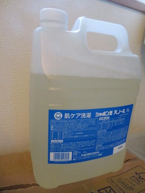タイムセール　12/6お値下　シャボン玉　スノール　液体洗剤　5L ２個セット