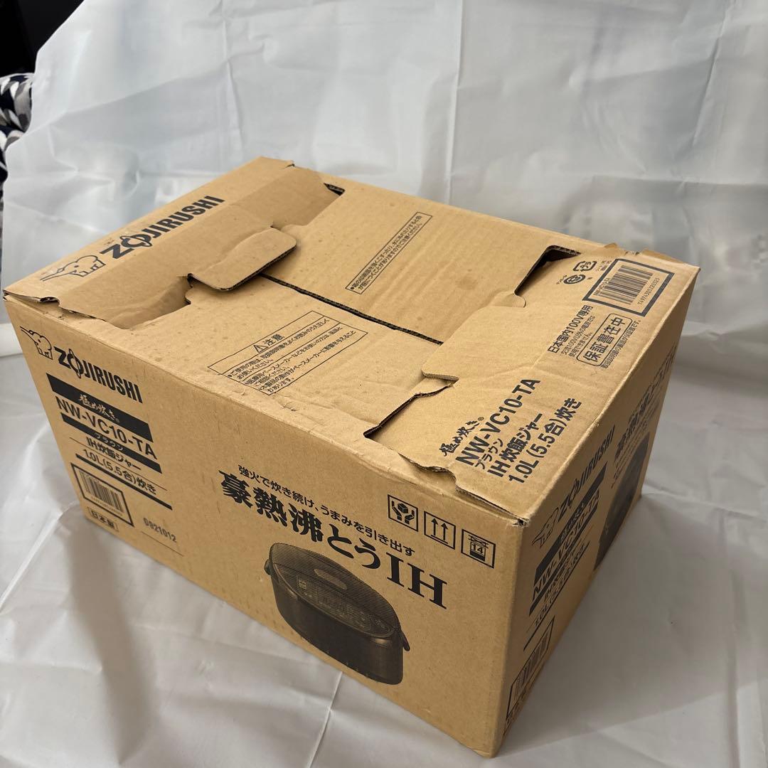 【数回使用】象印　 IH炊飯ジャー　豪熱沸騰IH NW-VC10TA