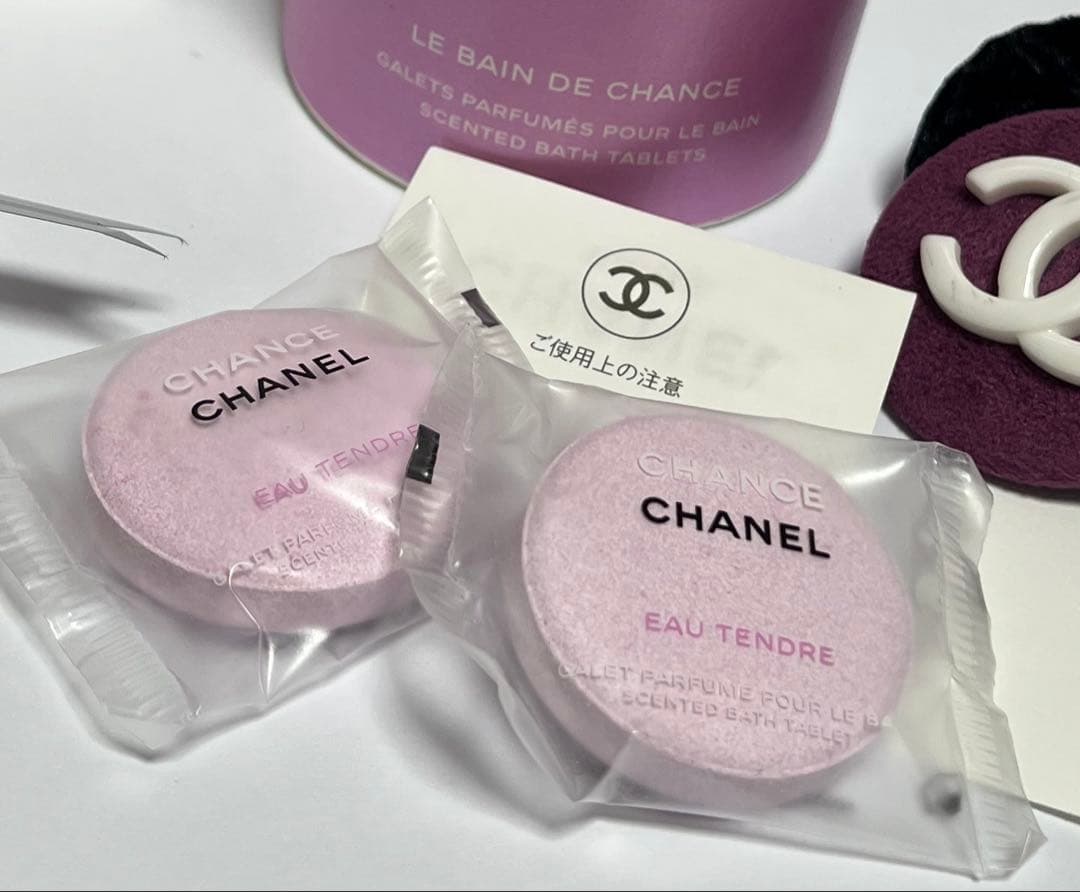 CHANCE CHANEL Eau Tendre バスタブレットセット