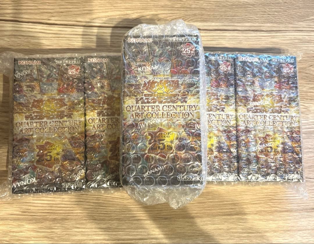 遊戯王OCG QUARTER CENTURY ART　COLLECTION 5箱