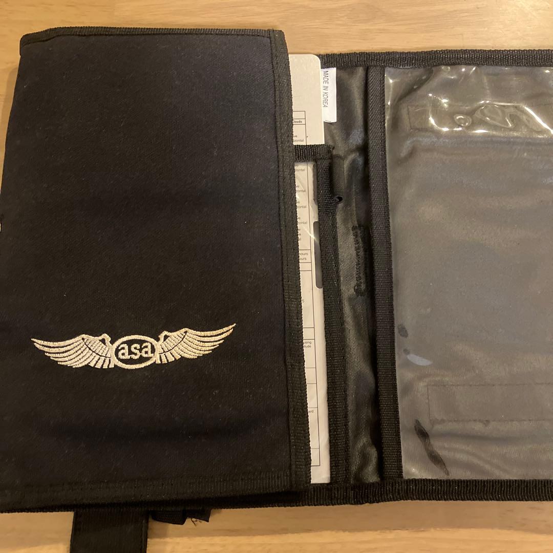 ASA VFR トライフォールドニーボード＆フライトコンピューター