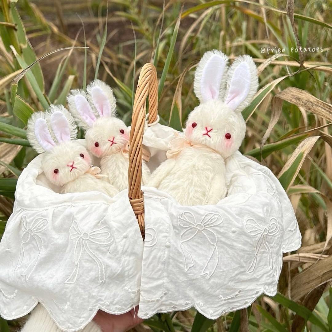 ベイビーラビット うさぎ ぬいぐるみ 海外作家様 ハンドメイド テディバニー 兎
