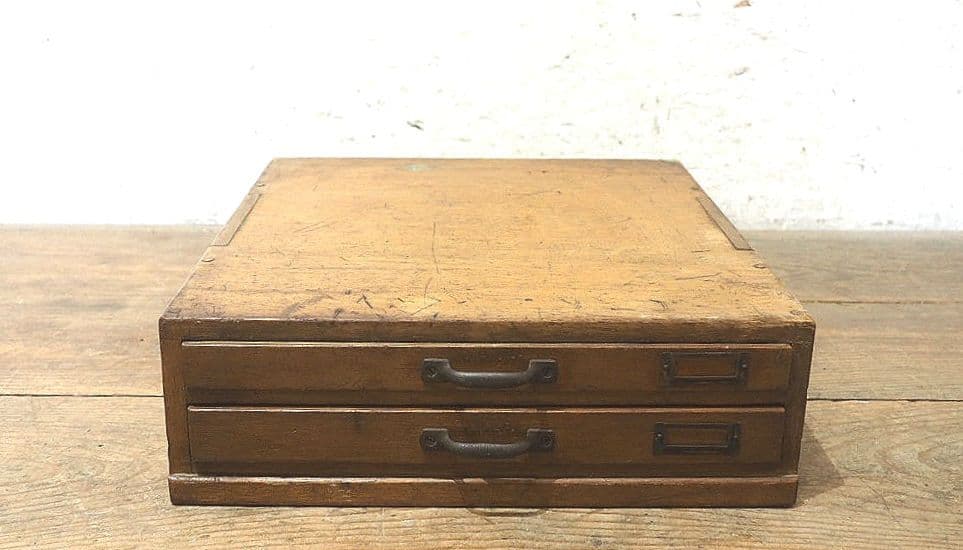 1478 ビンテージ　希少サイズの小引き出し　収納棚　書類ケース　レトロ　古家具